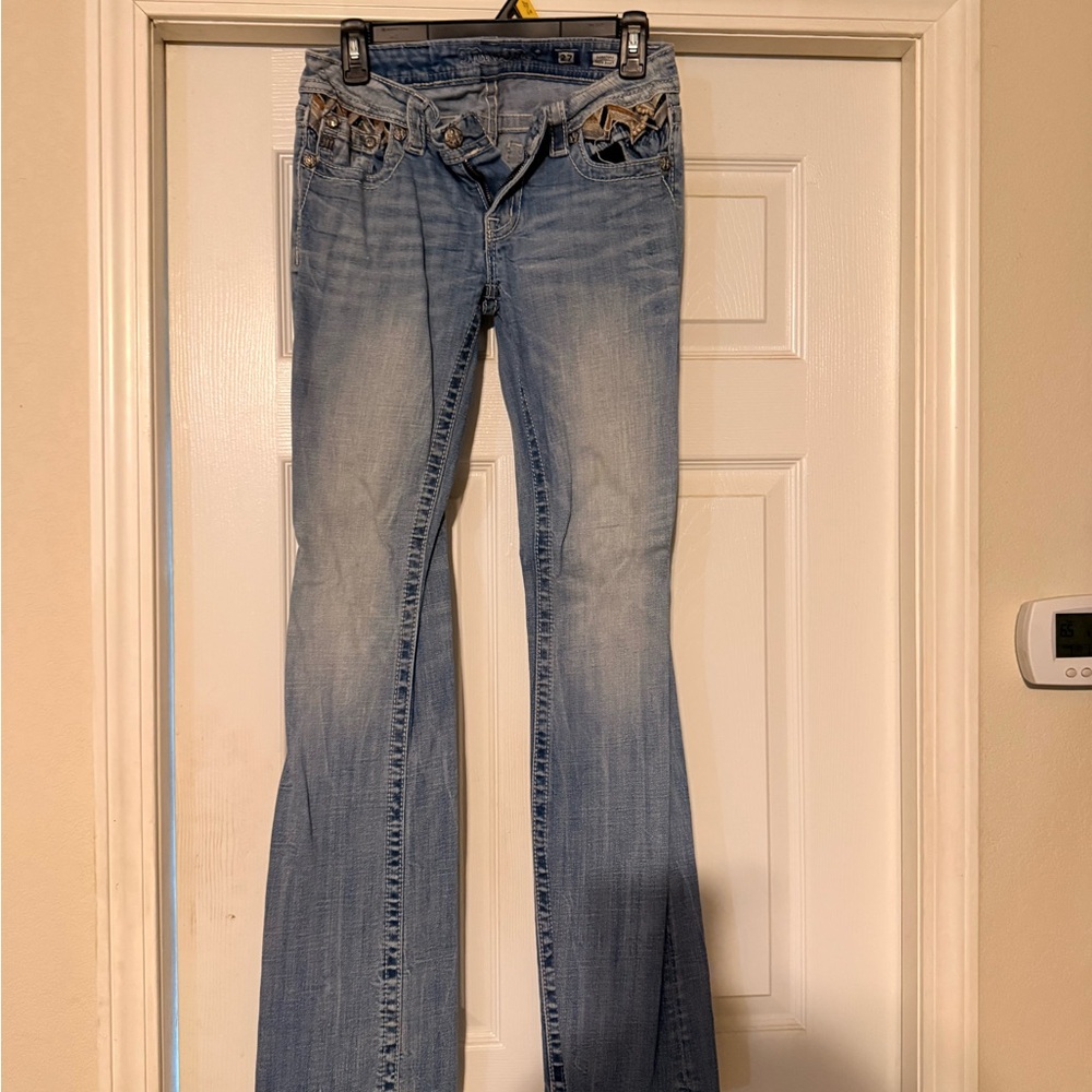 Miss Me Light Blue Flare Jeans